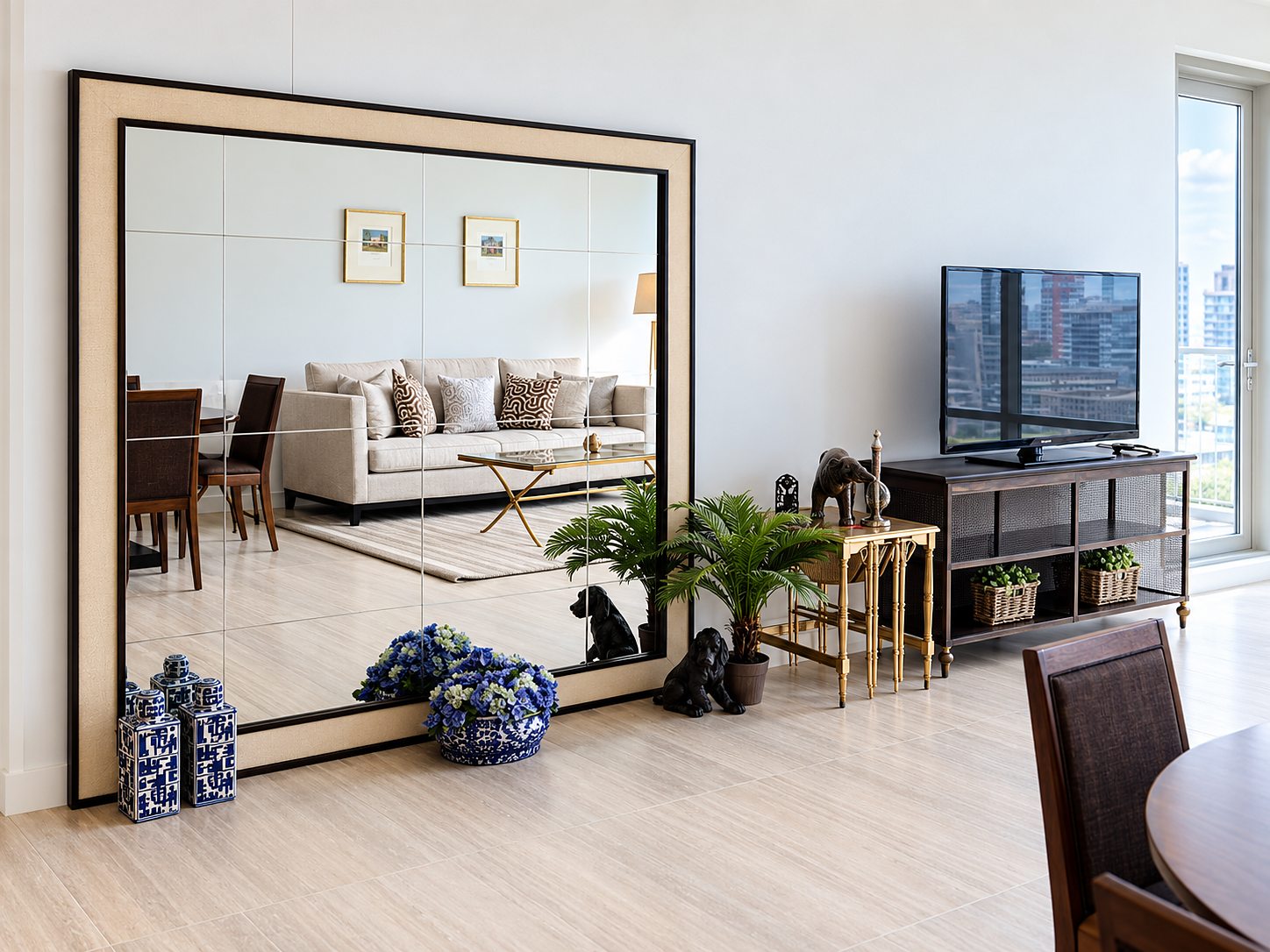 185 Rajadamri: Living room
