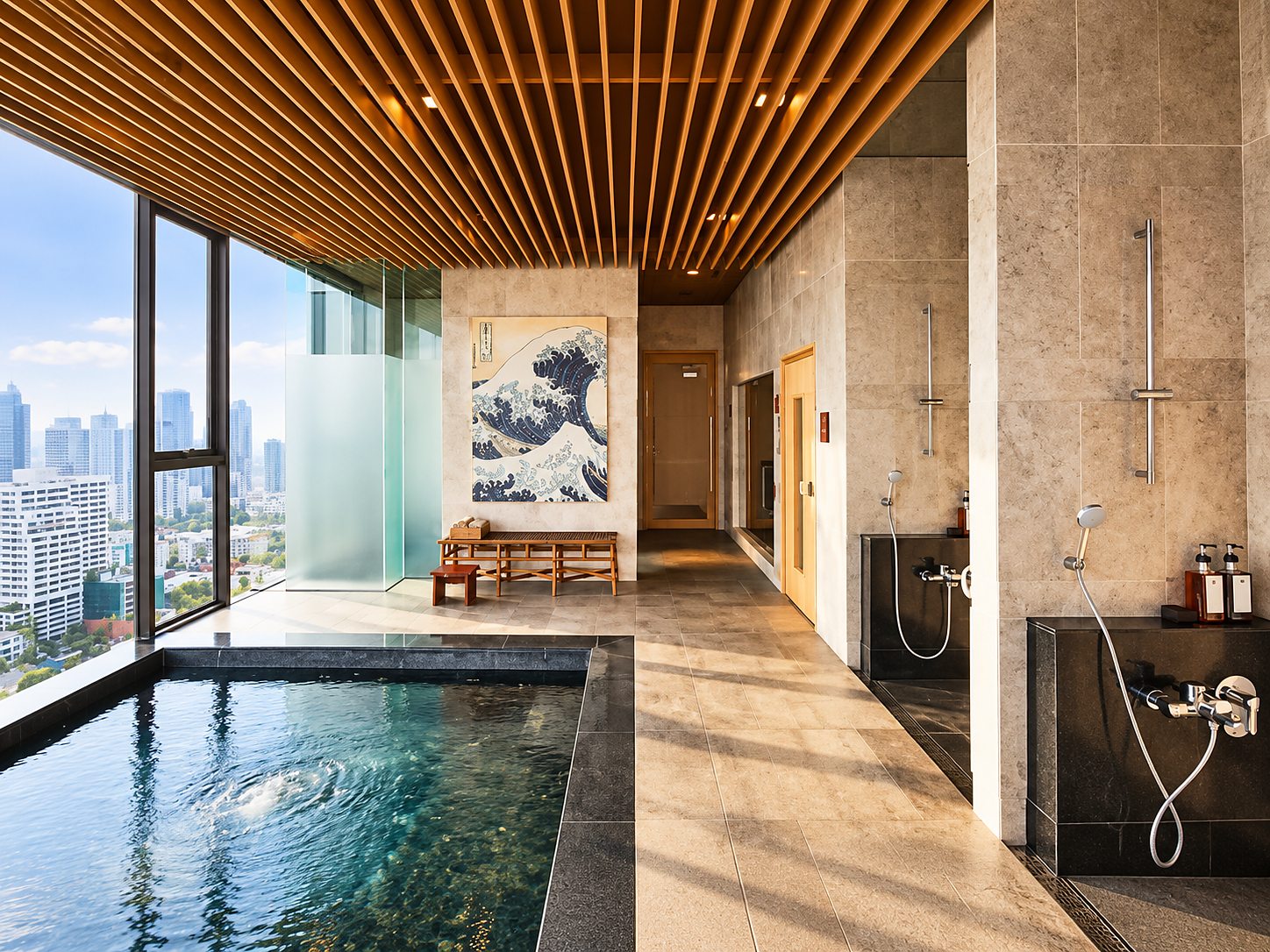 AEQUA Residence Sukhumvit 49: Pool with city view