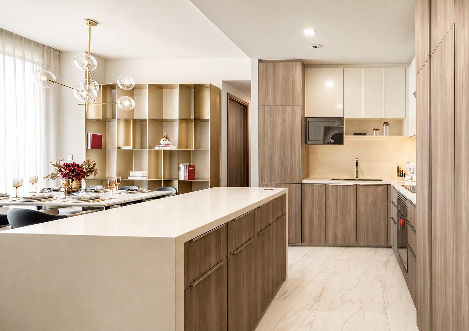 Celes Asoke: Kitchen island [show unit]