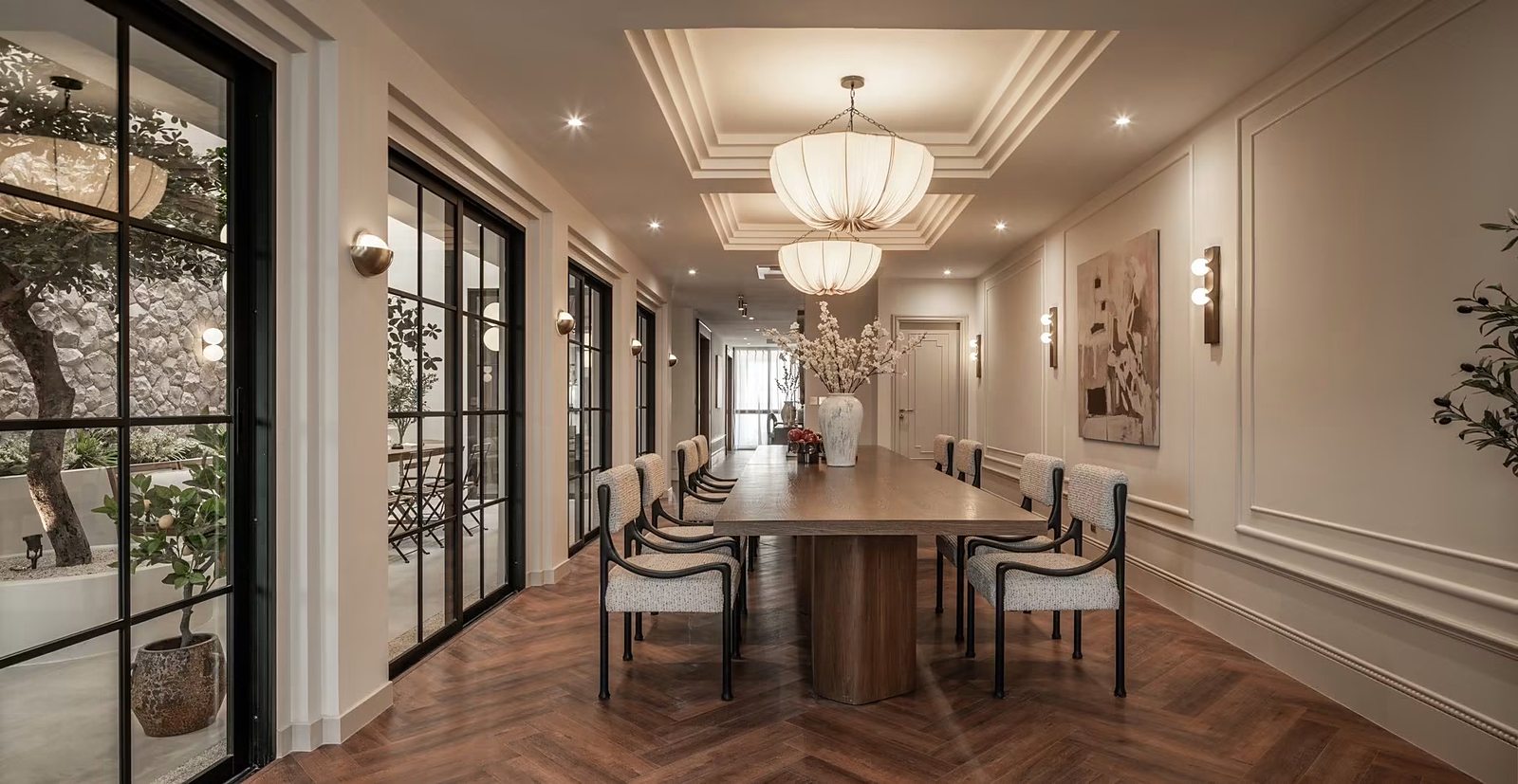 Detached 5-Storey Home Office — near BTS Punnawithi (exact project/address unknown): Dining room