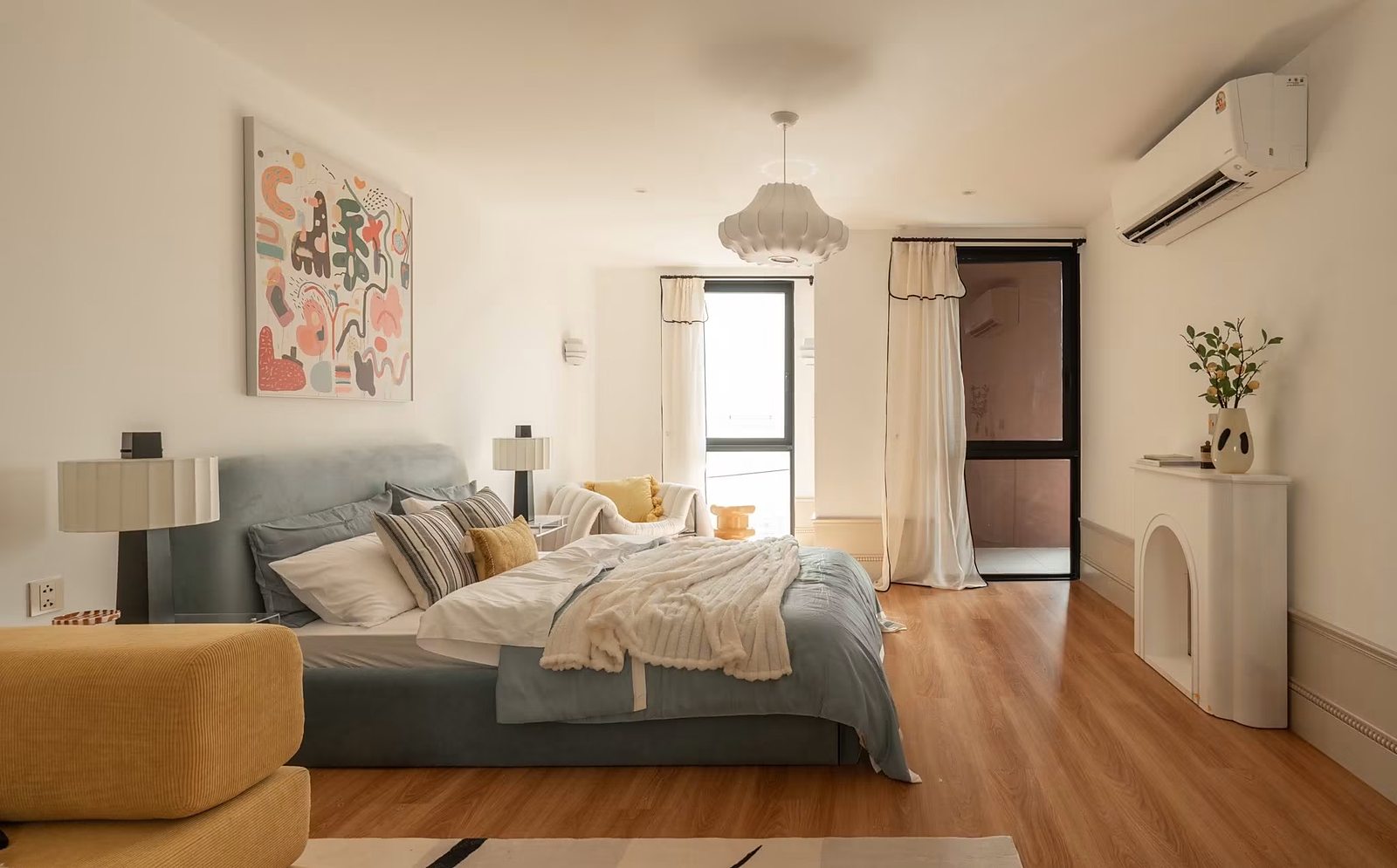 Detached 5-Storey Home Office — near BTS Punnawithi (exact project/address unknown): Bedroom