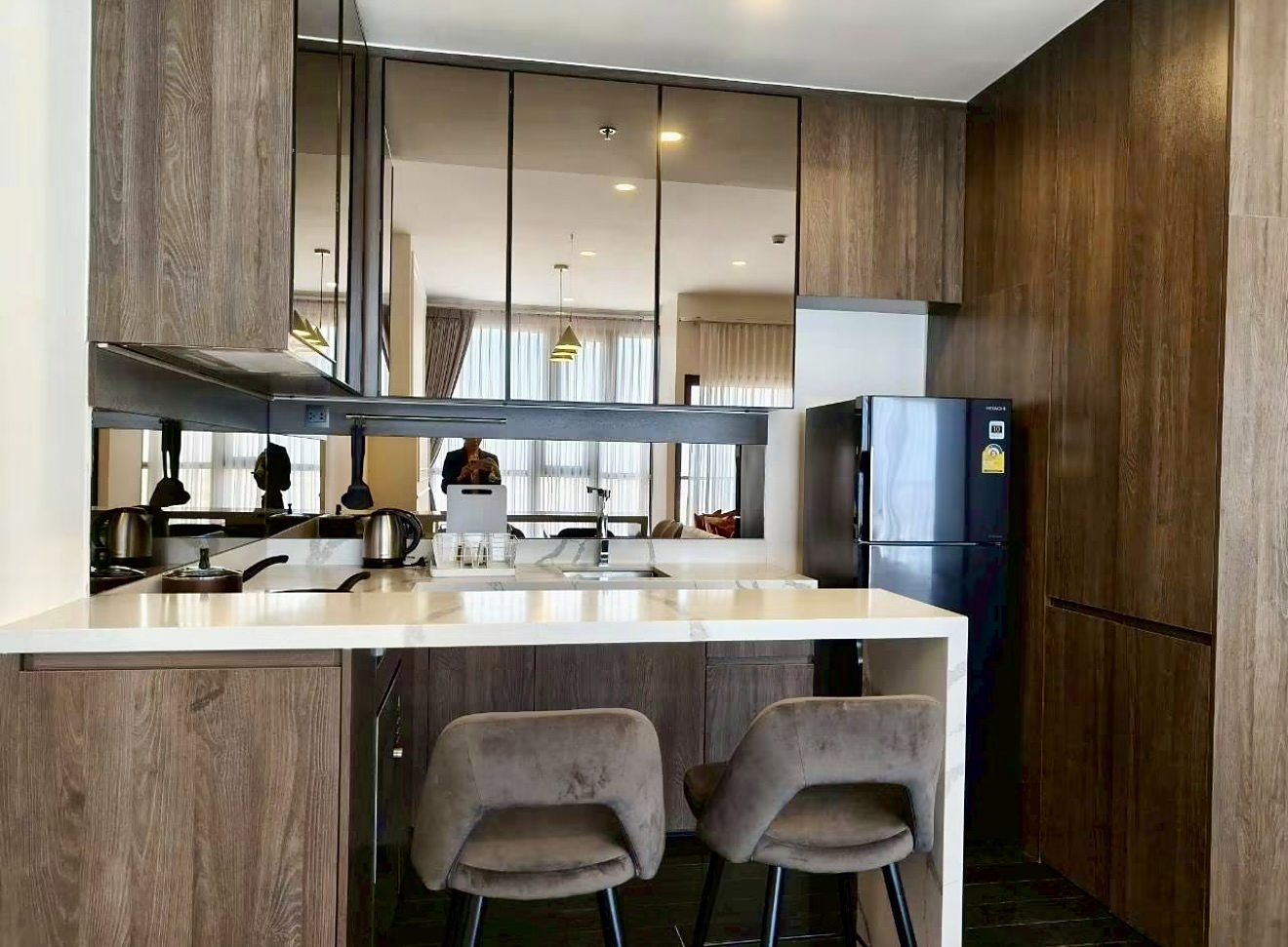 Park Origin Thonglor: Kitchen breakfast bar